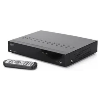 Switch DIGITUS Plug&View NVR, 4 channels, 720p, for Plug&View System only,10/100/1000Mbps, 2 x USB2.0,10W, incl. 1TB HDD