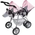 Kočárek Zapf Creation Baby born® Tříkolový kočárek pro dvojčata Růžová
