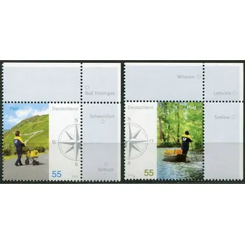 Poštovní známka (2005) MiNr. 2481 - 2482 ** - Německo - Pošta: Doručování pošty v Německu