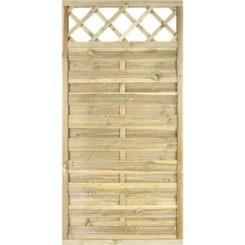 Plot Dřevěný plot Molina 90 x 180 cm přírodní impregnovaný