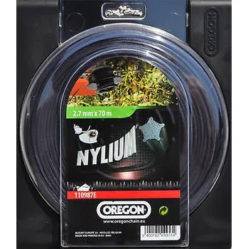 Žací struna NYLIUM STARLINE černé, hvězda 2,7mm x 70m 110987E