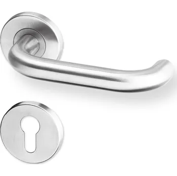 Dveřní kování AC-T Servis ACT protipožární kování UNA R PO (nerez) Provedení: K PZ LI (klika levá/koule pro FAB)