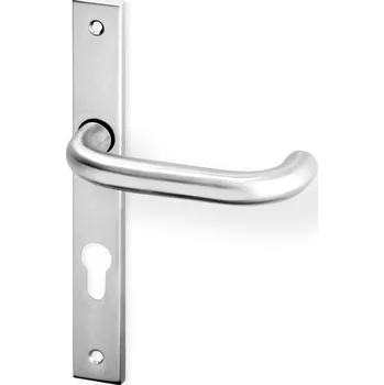 Dveřní kování AC-T Servis ACT dveřní kování UNA UŠ (nerez) Provedení: K PZ RE (klika pravá/koule pro FAB), Rozteč: 72 mm