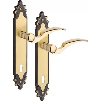 Dveřní kování ROSTEX dveřní kování ROMANCE Provedení: BB (pokojový klíč), Rozteč: 72 mm