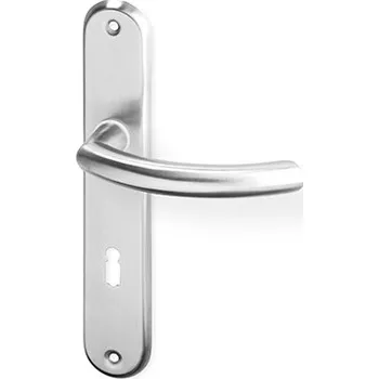 Dveřní kování AC-T Servis ACT dveřní kování GINA OV ECO (nerez) Provedení: K PZ LI (klika levá/koule pro FAB), Rozteč: 90 mm