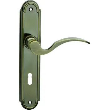 Cobra dveřní kování VENEZIA (bronz) Provedení: PZ (klika/klika, zámek FAB), Rozteč: 90mm