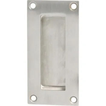 Dveřní kování Cobra madlo HRANATÉ bez otvoru (nerez)