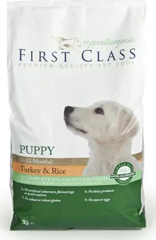 First Class Hypoallergenic Dog Puppy Turkey/Rice 2 kg