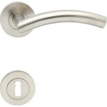 Dveřní kování Cobra dveřní kování PAOLA R (nerez) Provedení: BB (klika/klika, dózický klíč)