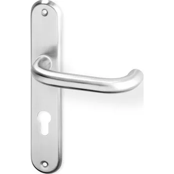 Dveřní kování AC-T Servis ACT dveřní kování UNA OV ECO (nerez) Provedení: K PZ LI (klika levá/koule pro FAB), Rozteč: 90 mm