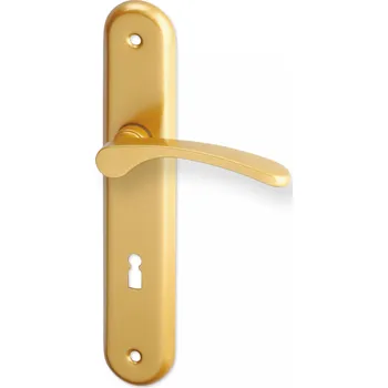 AC-T Servis ACT dveřní kování VIOLA (lak VÍCE BAREV) Provedení: K PZ RE (klika pravá/koule pro FAB), Rozteč: 90 mm, Povrch: Patina lak