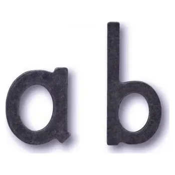 Cobra písmena na dveře (kovaná) Písmeno: béčko