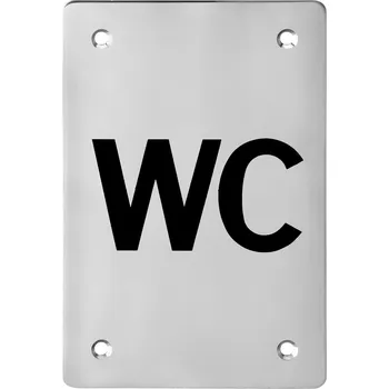 AC-T Servis ACT piktogram WC HR (nerez)