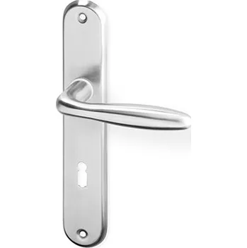 AC-T Servis ACT dveřní kování CINA OV ECO (nerez) Provedení: K PZ LI (klika levá/koule pro FAB), Rozteč: 90 mm