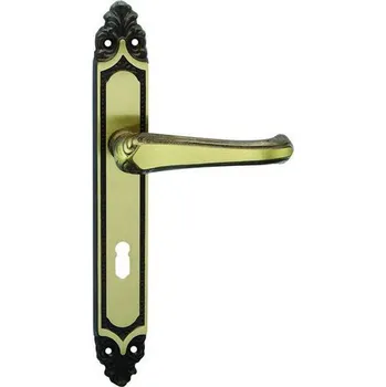 Dveřní kování Cobra dveřní kování IKARUS (bronz) Provedení: WC (klika/klika, WC zámek), Rozteč: 90mm