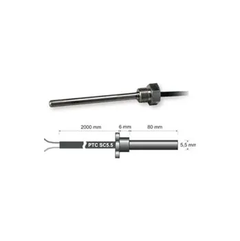 PTC teplotní sonda Dixell SC5.5 se závitem G1/2