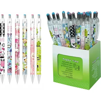 Kuličkové pero Happy Time, modrá náplň , 1ks