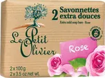 Le Petit Olivier Extra jemné mýdlo Růže