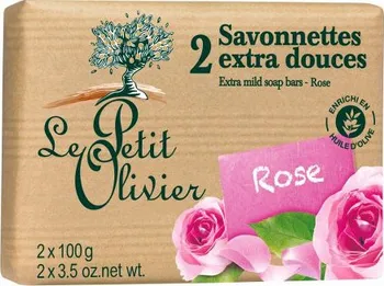 Mýdlo Le Petit Olivier Extra jemné mýdlo Růže