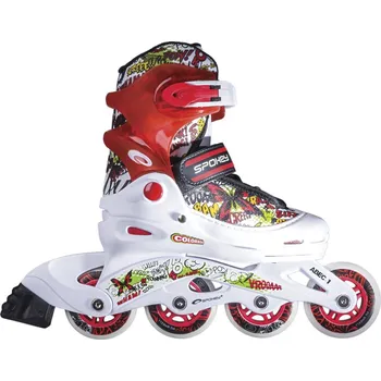 Kolečkové brusle Spokey Colorado červené