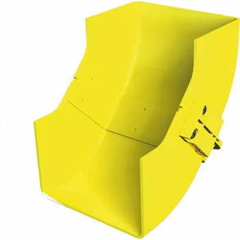 elektrický kabel OPW-16OA90-YL Vertikální vnější ohyb 90° OptiWay, v. 100mm, š. 160mm, žlutý