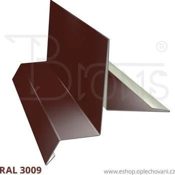 Střešní lemovaní Závětrná lišta rš 250 červenohnědá