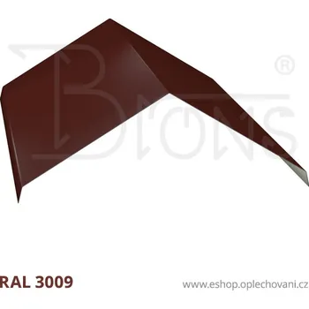 Střešní lemovaní Hřebenáč rš 440 (tupý úhel) červenohnědá