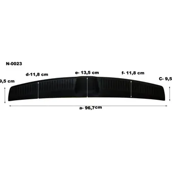 Lišta karosérie Ochranná lišta hrany kufru Hyundai i30 2012-