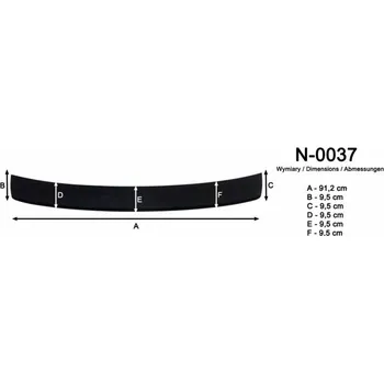 Lišta karosérie Ochranná lišta hrany kufru Škoda Octavia III. 2013-2020 (sedan), Rider