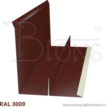 Střešní lemovaní Lemování zdí rš 375 červenohnědá