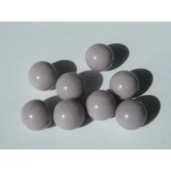 Dětské navlékací korálky Korálky mačkané kulaté 8mm, 23010 - světle fialová