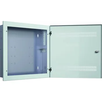 Racková skříň ACP-IW-55/53/14-B 19" InWall Soho rozvaděč, výška 550mm, šířka 530mm, hloubka 140mm, do zdi