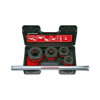 Ruční závitnice BSPT R 1/2", 3/4", 1", 1.1/4" Super CUT, ROTHENBERGER (70781X Ráčnová závitnice pro zhotovení přesných normovaných závitových spojů)