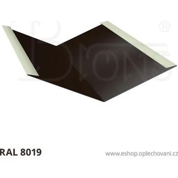Střešní lemovaní Úžlabí rš 333 tmavě hnědá