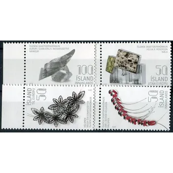Poštovní známka (2015) MiNr. 1455-1458 ** - Island - Islandský Moderní design (VI): Klenoty