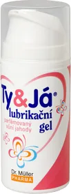 Lubrikační gel Dr. Müller Ty & Já parfémovaný s vůní jahody 100 ml