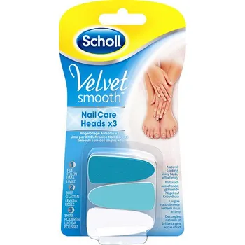 Scholl Velvet Smooth náhradní hlavice do elektrického pilníku na nehty