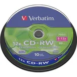Verbatim CD-RW 10x 700 MB 10 ks