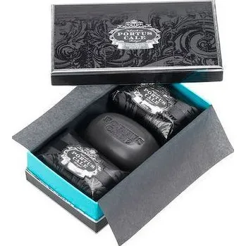 Kosmetická sada Castelbel Dárková sada mýdel Black edition 3 x 150 g 