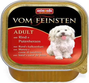 Krmivo pro psa Animonda Vom Feinsten vanička hovězí/krůtí srdce 150 g