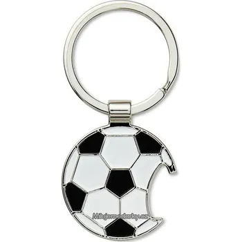 přívěsek na klíče fotbalový míč s otvírákem