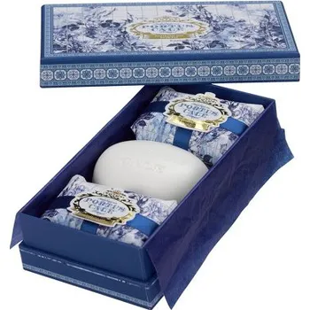 Mýdlo Castelbel Dárková sada mýdel Gold & Blue 3 × 150 g