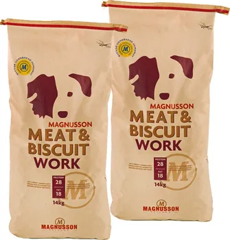 Krmivo pro psa Magnusson Petfood Adult Meat & Biscuit Work hovězí