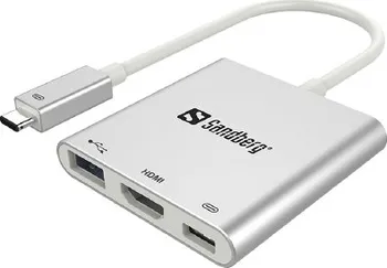 USB hub Sandberg dokovací stanice USB-C - HDMI+USB