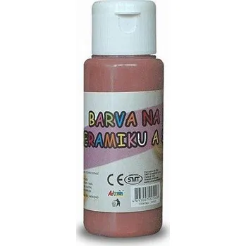 Speciální výtvarná barva Barva na sklo a keramiku 60ml- hnědá
