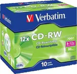 Verbatim CD-RW 700 MB/80 min. 12 ks