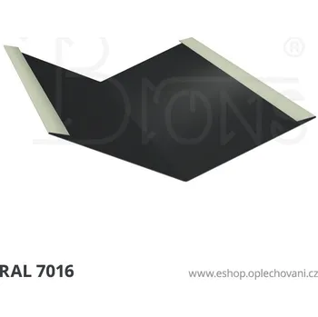 Střešní lemovaní Úžlabí rš 333 tmavě šedá