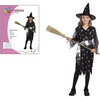 Karnevalový kostým KOSTÝM - ČARODĚJKA 4-6