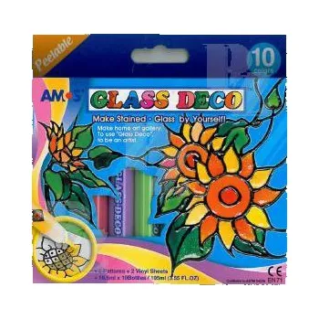 Speciální výtvarná barva Barvy na sklo sada Amos 1498, Anděl Přerov