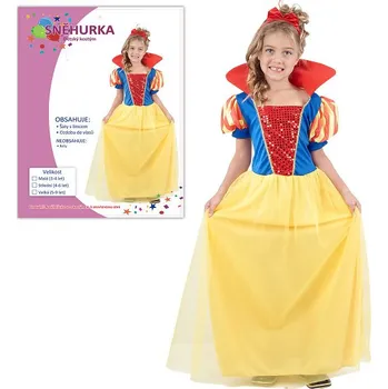 Karnevalový kostým KOSTÝM - SNĚHURKA 4-6 LUX